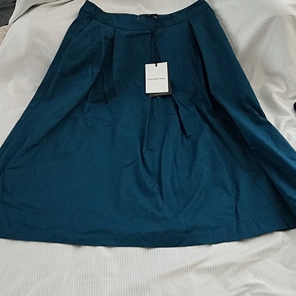 Ladies pleated skirt-Legion Blue size 6